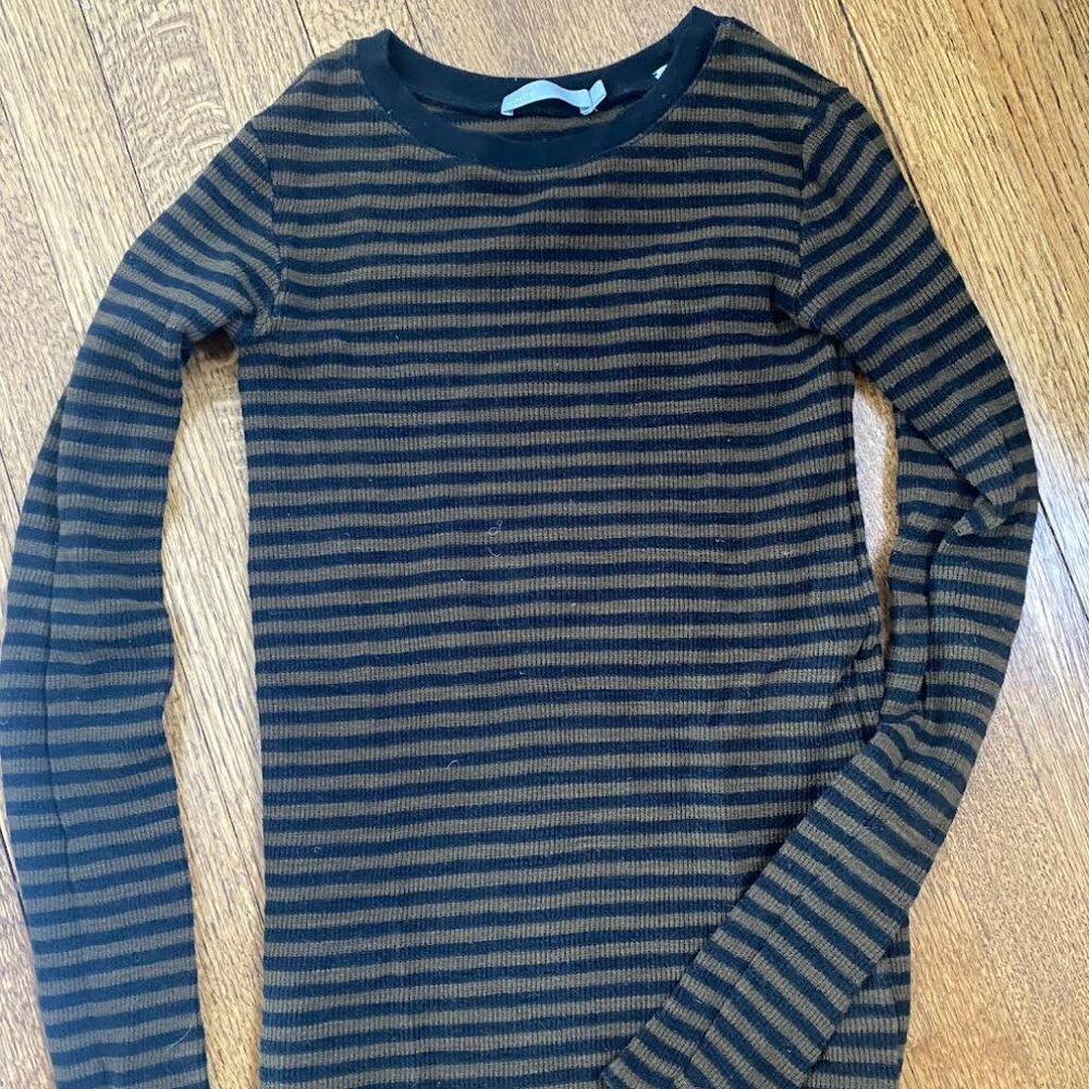 Vince striped long-sleeve, size small